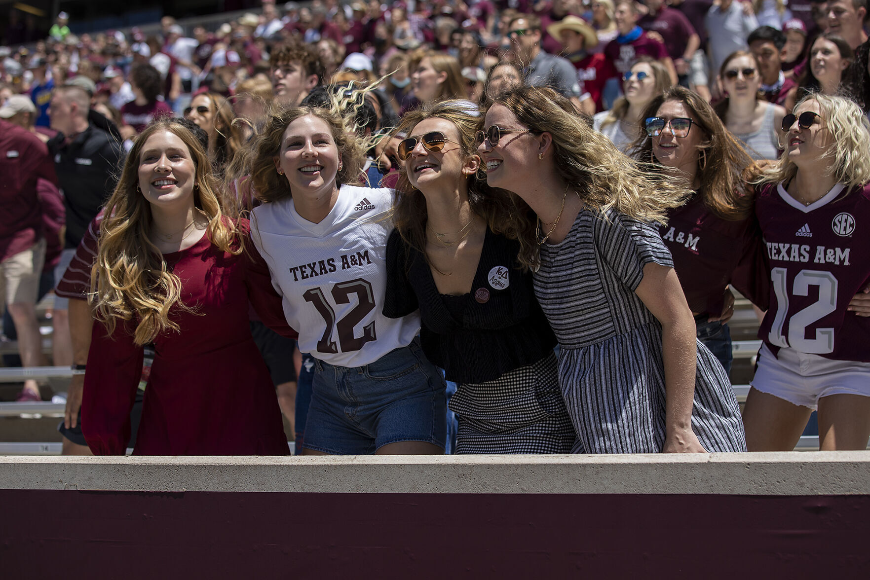 Maroon & White